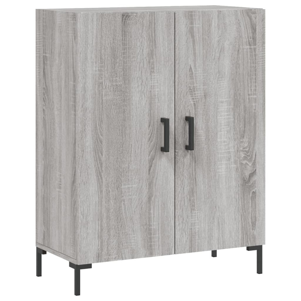 vidaXL Sideboard Storage Side Cabinet Cupboard Grey Sonoma Engineered Wood