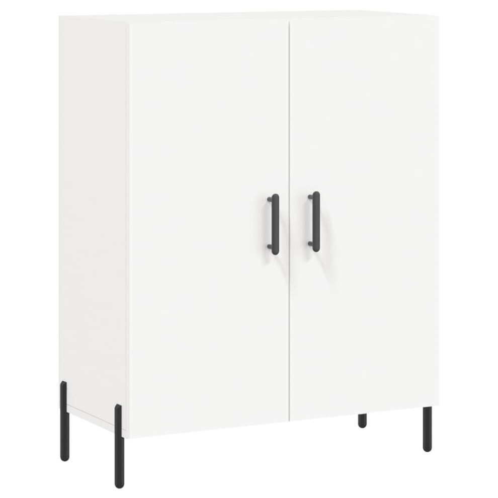 vidaXL Sideboard Storage Cabinet Cupboard Side Cabinet White Engineered Wood