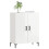 VidaXL vidaXL Sideboard Storage Cabinet Cupboard High Gloss White Engineered Wood 3