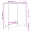 VidaXL vidaXL Sideboard Storage Cabinet Cupboard High Gloss White Engineered Wood 4