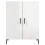 VidaXL vidaXL Sideboard Storage Cabinet Cupboard High Gloss White Engineered Wood 5