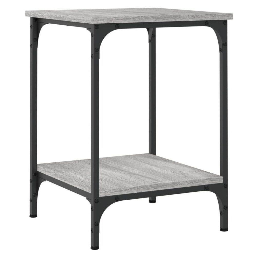 Vidaxl Coffee Table Side Table Sofa Couch Table Grey Sonoma Engineered Wood