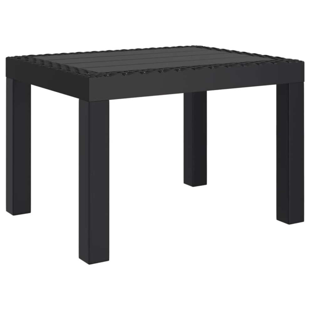 (anthracite) vidaXL Garden Table Outdoor Dining Table Picnic Coffee Table Anthracite PP