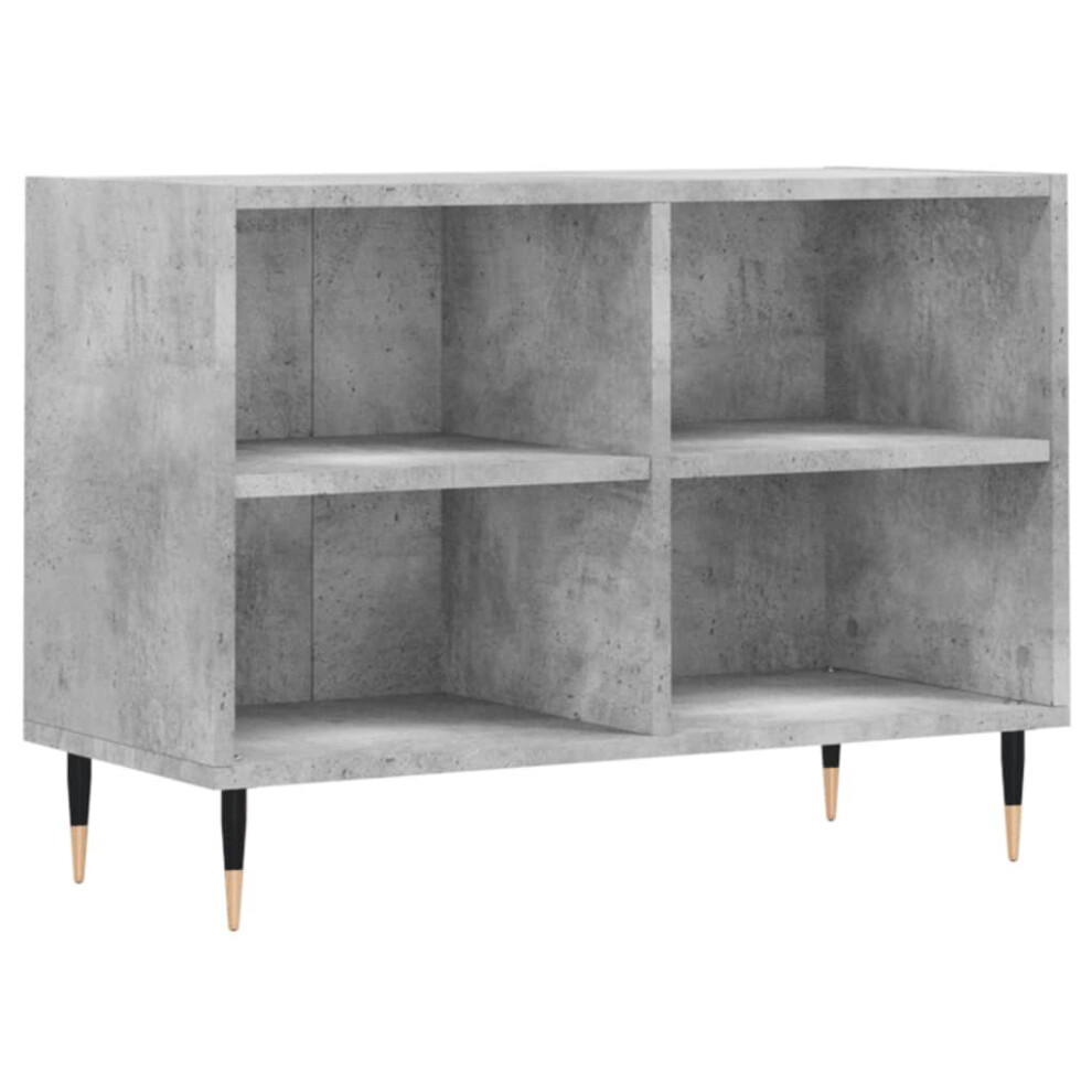 vidaXL TV Cabinet TV Unit Media Cabinet TV Stand Concrete Grey Engineered Wood