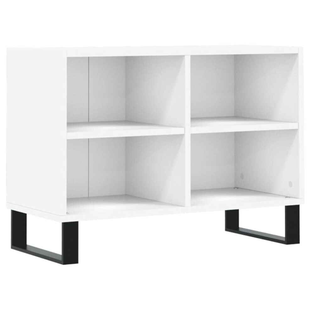 vidaXL TV Cabinet TV Unit Sideboard Media Unit TV Stand White Engineered Wood