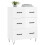 VidaXL vidaXL Sideboard Storage Cabinet Cupboard High Gloss White Engineered Wood 3