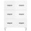VidaXL vidaXL Sideboard Storage Cabinet Cupboard High Gloss White Engineered Wood 5