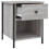 VidaXL (grey sonoma) vidaXL Bedside Cabinet Bedside Table Telephone Table Black Engineered Wood 5