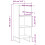 VidaXL (high gloss white) vidaXL Sideboard Highboard Cupboard Side Cabinet Brown Oak Engineered Wood 4