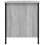 VidaXL (grey sonoma) vidaXL Bedside Cabinet Bedside Table Telephone Table Black Engineered Wood 7