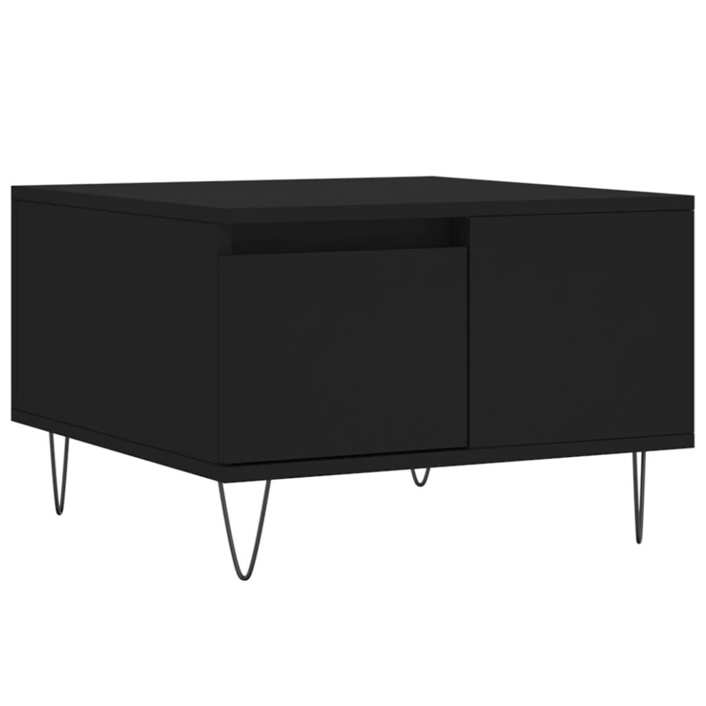 Vidaxl (Black) Coffee Table Side Table Sofa Couch Tea Table White Engineered Wood