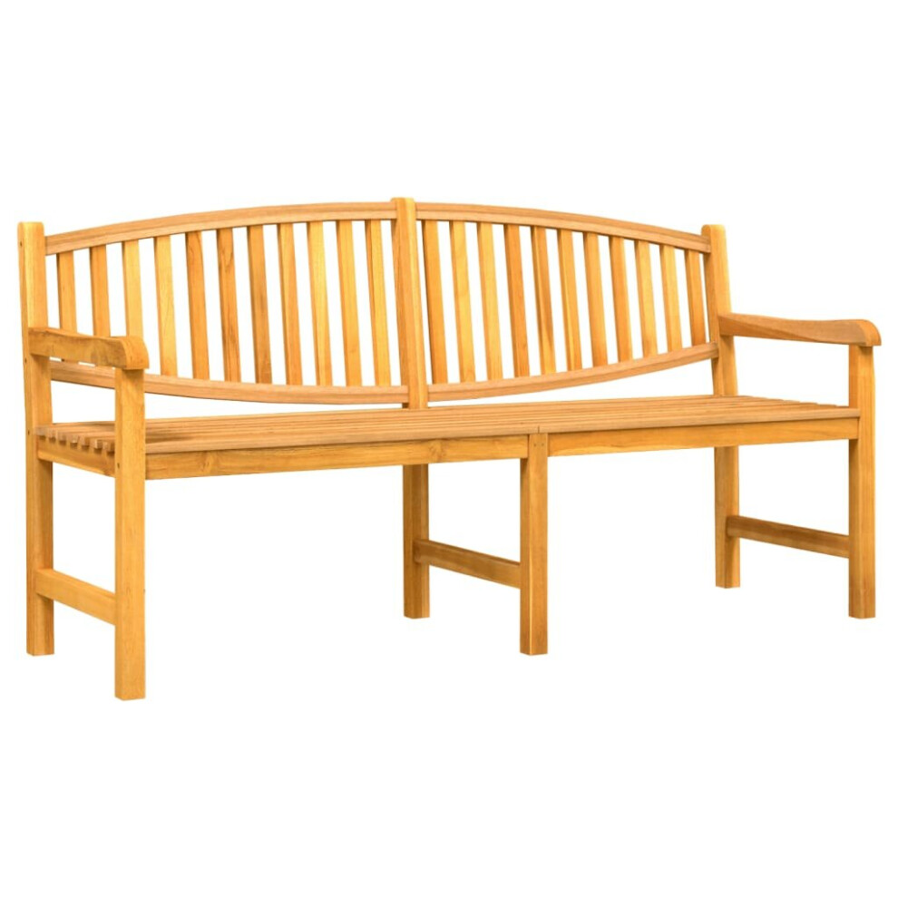 (179.5 x 60 x 90 cm) vidaXL Garden Bench Outdoor Bench Wooden Bench Park Bench Solid Teak Wood