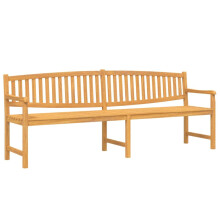 (228 x 59.5 x 90 cm) vidaXL Garden Bench Wooden Bench Patio Outdoor Bench Seat Solid Teak Wood