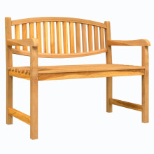 (114 x 59 x 87 cm) vidaXL Garden Bench Wooden Bench Patio Outdoor Bench Seat Solid Teak Wood