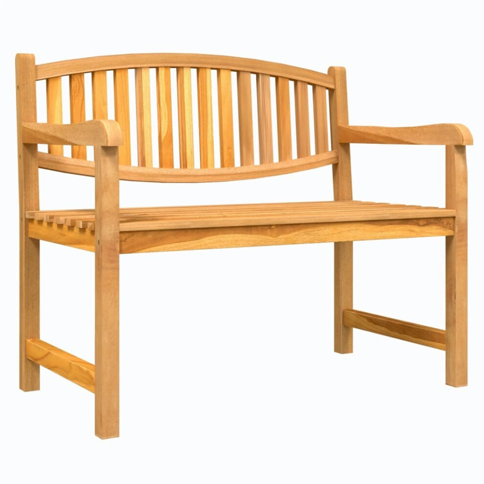 Vidaxl (114 X 59 X 87 Cm) Garden Bench Wooden Bench Patio Outdoor Bench Seat Solid Teak Wood