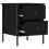 VidaXL (black) vidaXL Bedside Cabinets Side Table Nightstand Bedside Table Engineered Wood 6