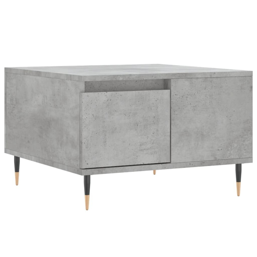 (concrete grey) vidaXL Coffee Table Side Table Sofa Couch Table Sonoma Oak Engineered Wood