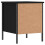 VidaXL (black) vidaXL Bedside Cabinets Side Table Nightstand Bedside Table Engineered Wood 8