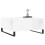VidaXL (white) vidaXL Coffee Table Side Table Sofa Couch Tea Table White Engineered Wood 3