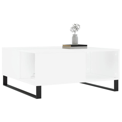 VidaXL (white) vidaXL Coffee Table Side Table Sofa Couch Tea Table White Engineered Wood 2