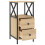 VidaXL (sonoma oak) vidaXL Bedside Cabinet Bedside Table Side Table Sonoma Oak Engineered Wood 5