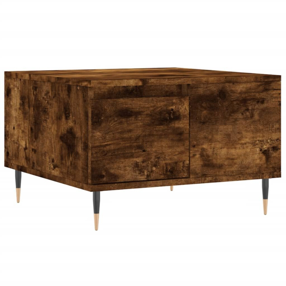 Vidaxl (Smoked Oak) Coffee Table Side Table Telephone Table Couch Table Engineered Wood