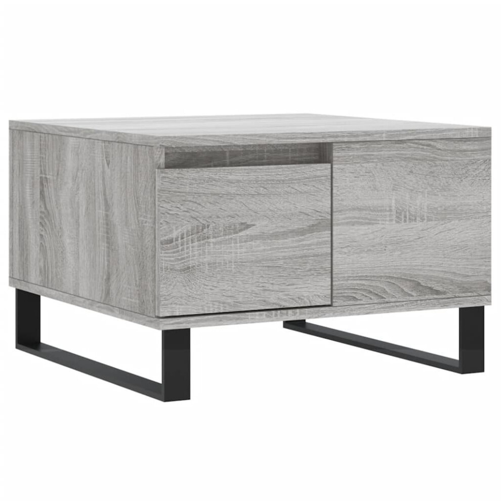 Vidaxl (Grey Sonoma) Coffee Table Side Table Sofa Couch Table Sonoma Oak Engineered Wood