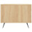VidaXL (sonoma oak) vidaXL Coffee Table Side Table Sofa Table High Gloss White Engineered Wood 7