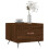 VidaXL (brown oak) vidaXL Coffee Table Side Table Sofa Table High Gloss White Engineered Wood 3