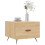 VidaXL (sonoma oak) vidaXL Coffee Table Side Table Sofa Table High Gloss White Engineered Wood 3