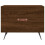 VidaXL (brown oak) vidaXL Coffee Table Side Table Sofa Table High Gloss White Engineered Wood 5