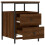 VidaXL (brown oak) vidaXL Bedside Cabinet Bedside Table Side Table Smoked Oak Engineered Wood 6