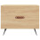 VidaXL (sonoma oak) vidaXL Coffee Table Side Table Sofa Table High Gloss White Engineered Wood 5