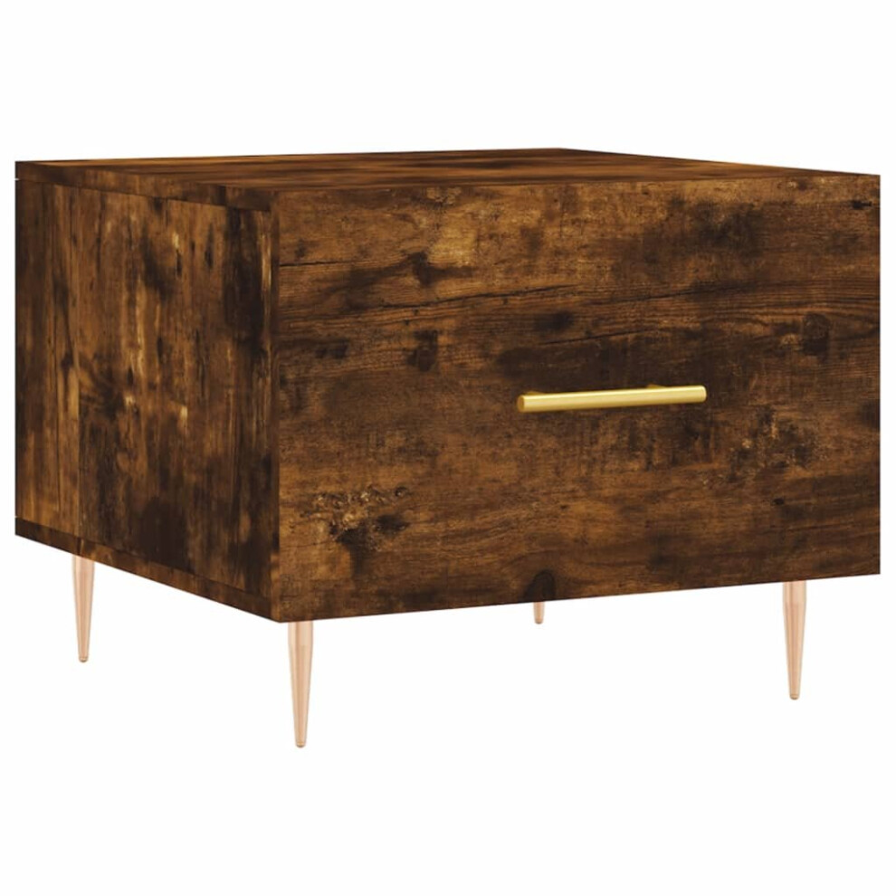 Vidaxl (Smoked Oak) Coffee Table Side Table Sofa Couch Table Grey Sonoma Engineered Wood