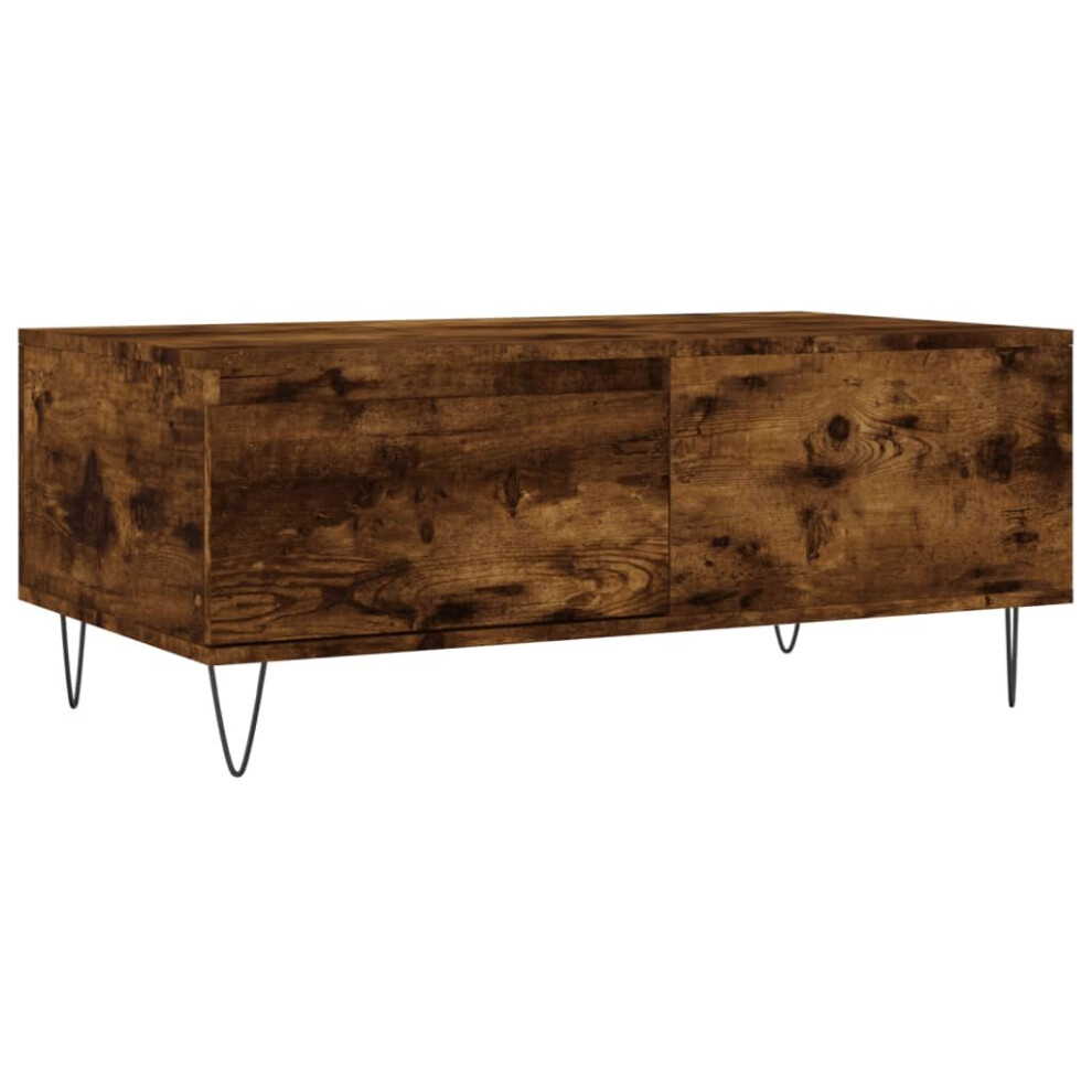 (smoked oak) vidaXL Coffee Table Side Table Sofa Couch Table Brown Oak Engineered Wood