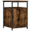 VidaXL (smoked oak) vidaXL Bedside Cabinet Bedside Table Side Table Smoked Oak Engineered Wood 2