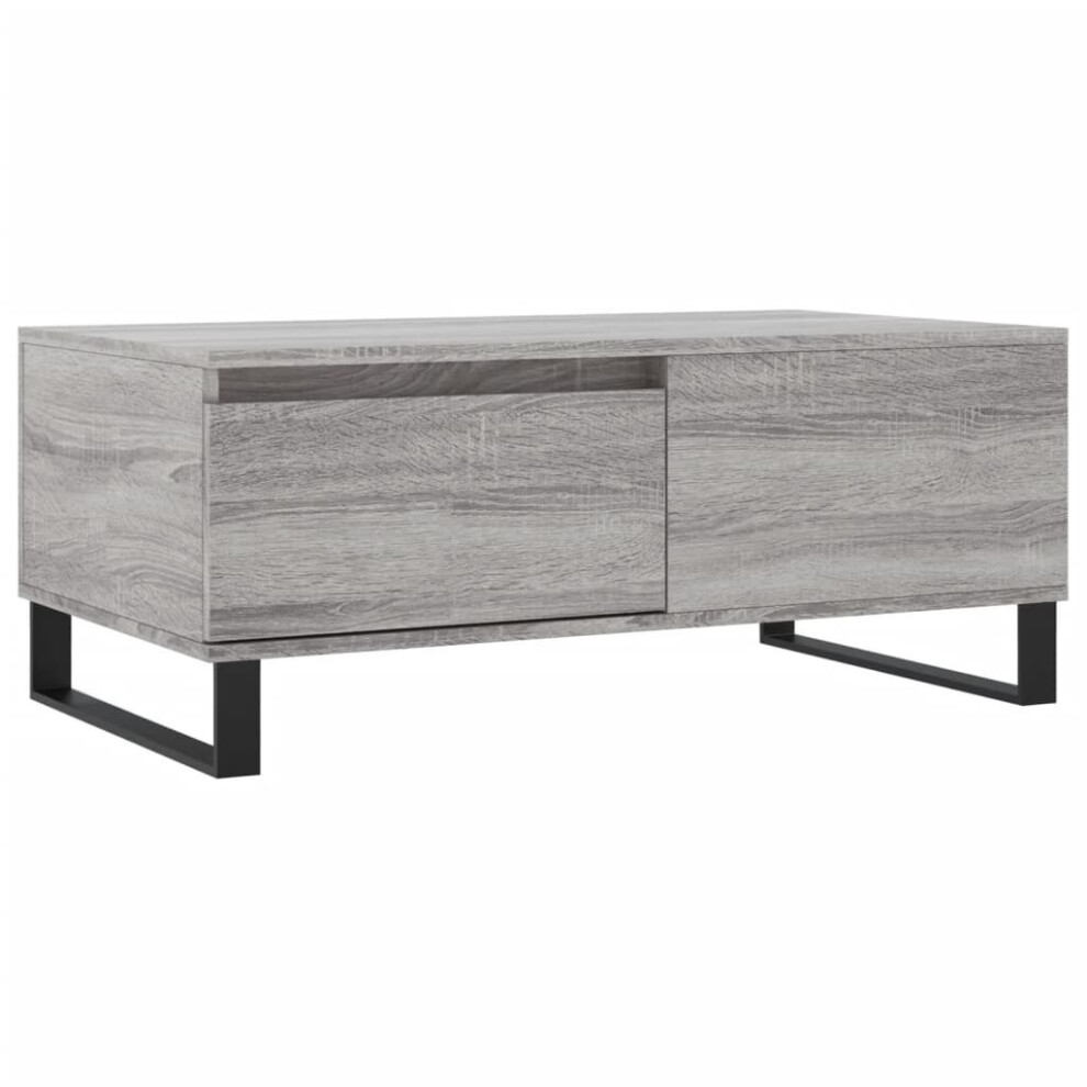 Vidaxl (Grey Sonoma) Coffee Table Side Table Sofa Couch Table Concrete Grey Engineered Wood