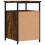 VidaXL (smoked oak) vidaXL Bedside Cabinet Bedside Table Side Table Smoked Oak Engineered Wood 8