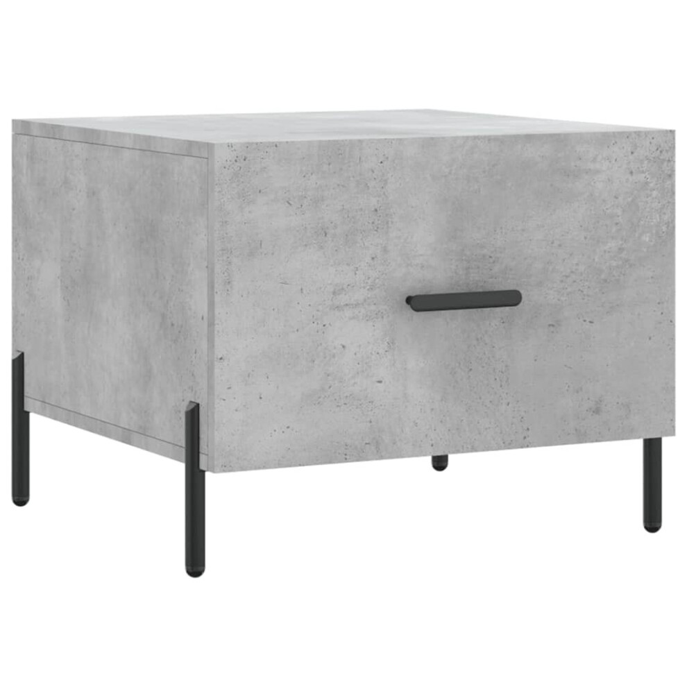 VidaXL Coffee Table Engineered Wood Grey 50x50x40 cm - Image 2
