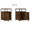 VidaXL (smoked oak) vidaXL Bedside Cabinet Bedside Table Side Table Smoked Oak Engineered Wood 9