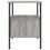 VidaXL (grey sonoma) vidaXL Bedside Cabinet Bedside Table Side Table Sonoma Oak Engineered Wood 7