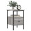 VidaXL (grey sonoma) vidaXL Bedside Cabinet Bedside Table Side Table Sonoma Oak Engineered Wood 3