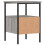 VidaXL (grey sonoma) vidaXL Bedside Cabinet Bedside Table Side Table Sonoma Oak Engineered Wood 8