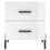 VidaXL (high gloss white, 2 pcs) vidaXL Bedside Cabinets Nightstand Bedside Table 2 pcs White Engineered Wood 6