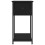 VidaXL (black) vidaXL Bedside Cabinet Side Table Nightstand Bed Table Black Engineered Wood 5