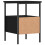 VidaXL (black) vidaXL Bedside Cabinet Bedside Table Side Table Sonoma Oak Engineered Wood 8