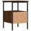 VidaXL (brown oak) vidaXL Bedside Cabinet Bedside Table Side Table Sonoma Oak Engineered Wood 8