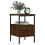 VidaXL (brown oak) vidaXL Bedside Cabinet Bedside Table Side Table Sonoma Oak Engineered Wood 3