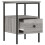 VidaXL (grey sonoma) vidaXL Bedside Cabinet Bedside Table Side Table Sonoma Oak Engineered Wood 5