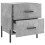 VidaXL (concrete grey, 1 pcs) vidaXL Bedside Cabinets Nightstand Bedside Table 2 pcs White Engineered Wood 5